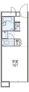 レオパレスグランドゥール【1階】の間取り