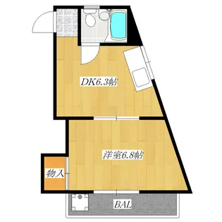 クレール赤羽【4階】の間取り