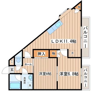 DioKAN【1階】の間取り