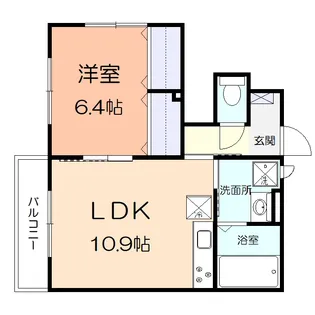 ヒルズハイム海老名【1階】の間取り
