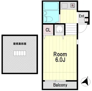 フォーラムイレブン【2階】の間取り