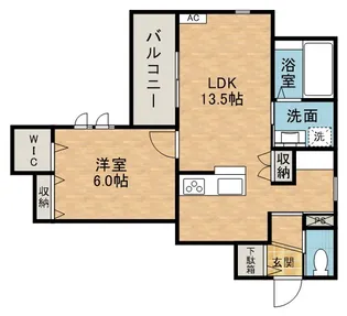 ハイマットS【2階】の間取り