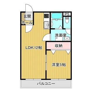 シャルマン・樋口【1階】の間取り