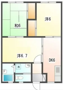 グリーンハイム【2階】の間取り