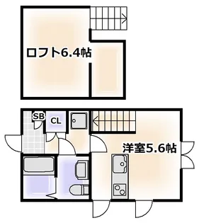 serena松虫【1階】の間取り