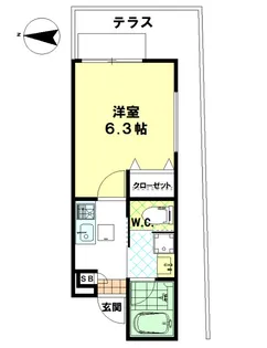 ルミナス【1階】の間取り