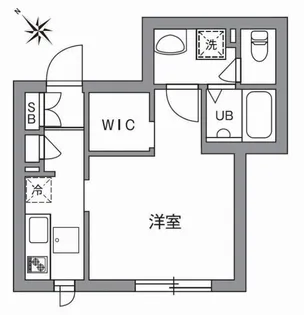 エクセル・ワン高田馬場【1階】の間取り
