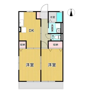 ハイムK【2階】の間取り