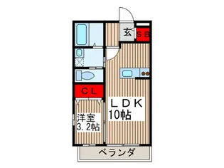 ベルヴィル エムの間取り
