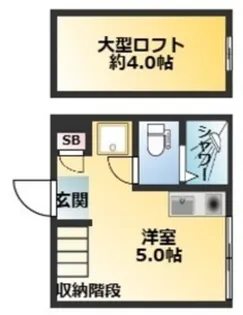 ハーモニーテラス志茂IV【1階】の間取り