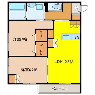HEBEL MAISON SOCIA【2階】の間取り