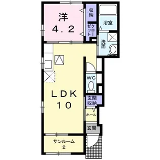 エトワール【1階】の間取り