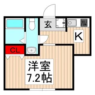 GSEL赤塚【1階】の間取り