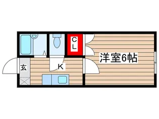 コーポ大永【2階】の間取り