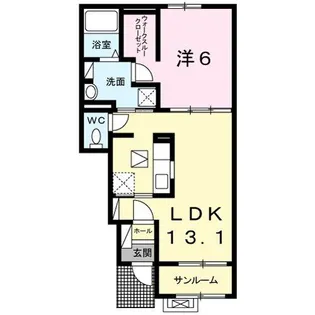 ヴィオラ【1階】の間取り