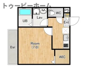ジーメゾン狭山水野【3階】の間取り