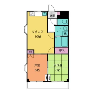 メゾフォルテ二俣川【2階】の間取り