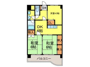 マノア-ル大橋【8階】の間取り