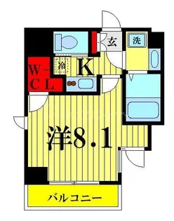 レオーネ押上Cube【6階】の間取り