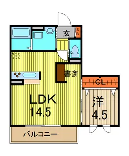 エポックハイム【3階】の間取り