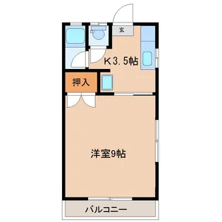 プレシャス清武【1階】の間取り