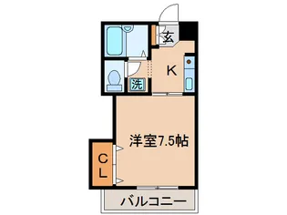サンライズ今里【3階】の間取り