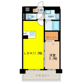 ブランシェ駅南【6階】の間取り