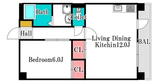 清幸マンション幸町【6階】の間取り