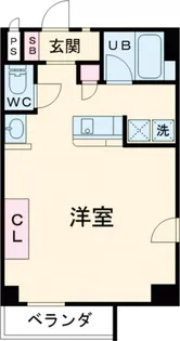 コリドール ベイ【5階】の間取り