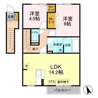 シティ オブ フレグランス 2の間取り