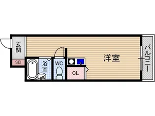 メイプルヴィラ茨木2【2階】の間取り