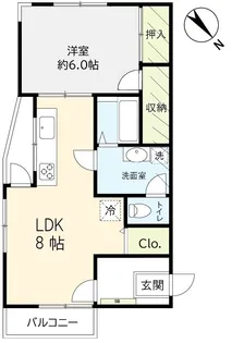 メゾン芝原【3階】の間取り