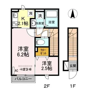 サンクタス OMORI【2階】の間取り
