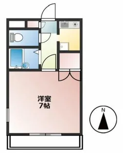 パルテノン西武【1階】の間取り