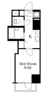 クレアシオン新中野【6階】の間取り