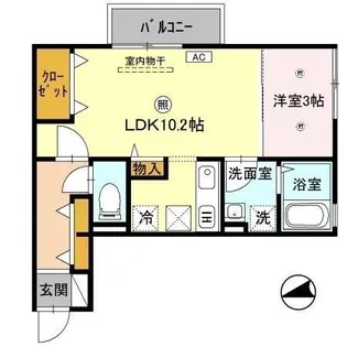パストラルK A棟【1階】の間取り