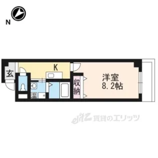 ドミール・ときめき坂【1階】の間取り