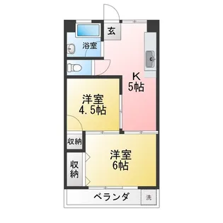 カヤノビル【3階】の間取り