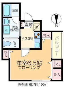 ビオラハウス【2階】の間取り