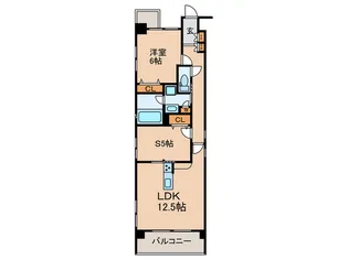 プリオーレ京都烏丸五条【3階】の間取り