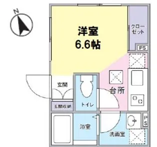 メイプルハイツ【1階】の間取り