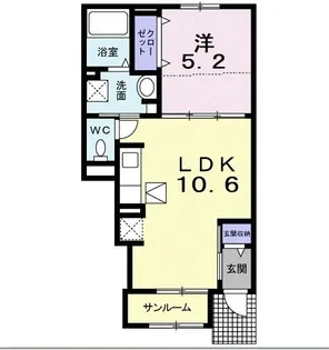 アネックス 中央【1階】の間取り