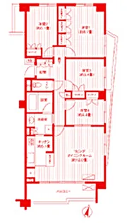 シエールグラン洋光台南公園【5階】の間取り