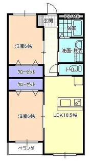 パートナーA【2階】の間取り