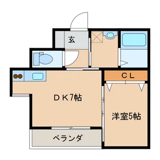 プルーンコーポの間取り