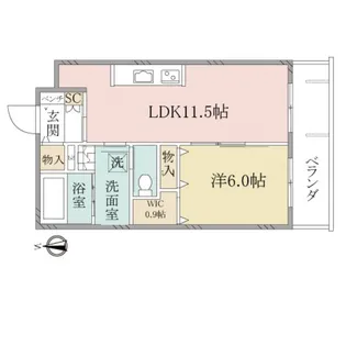 (シニア限定)ヘーベルヴィレッジ日野~Laulea hale~【3階】の間取り
