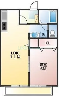 ドリームジュネス参番館【2階】の間取り