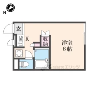 レオパレスシプレ【1階】の間取り