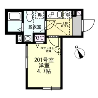 ベイルーム川崎渡田【1階】の間取り