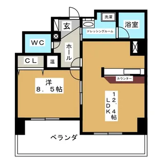 リベルテ池下【7階】の間取り